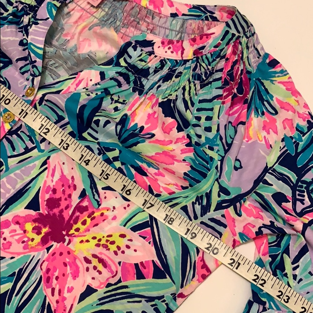 Lilly Pulitzer womens Sz small floral dress - Picture 5 of 8